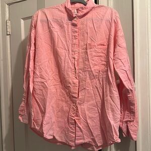 Bright Pink Button Down